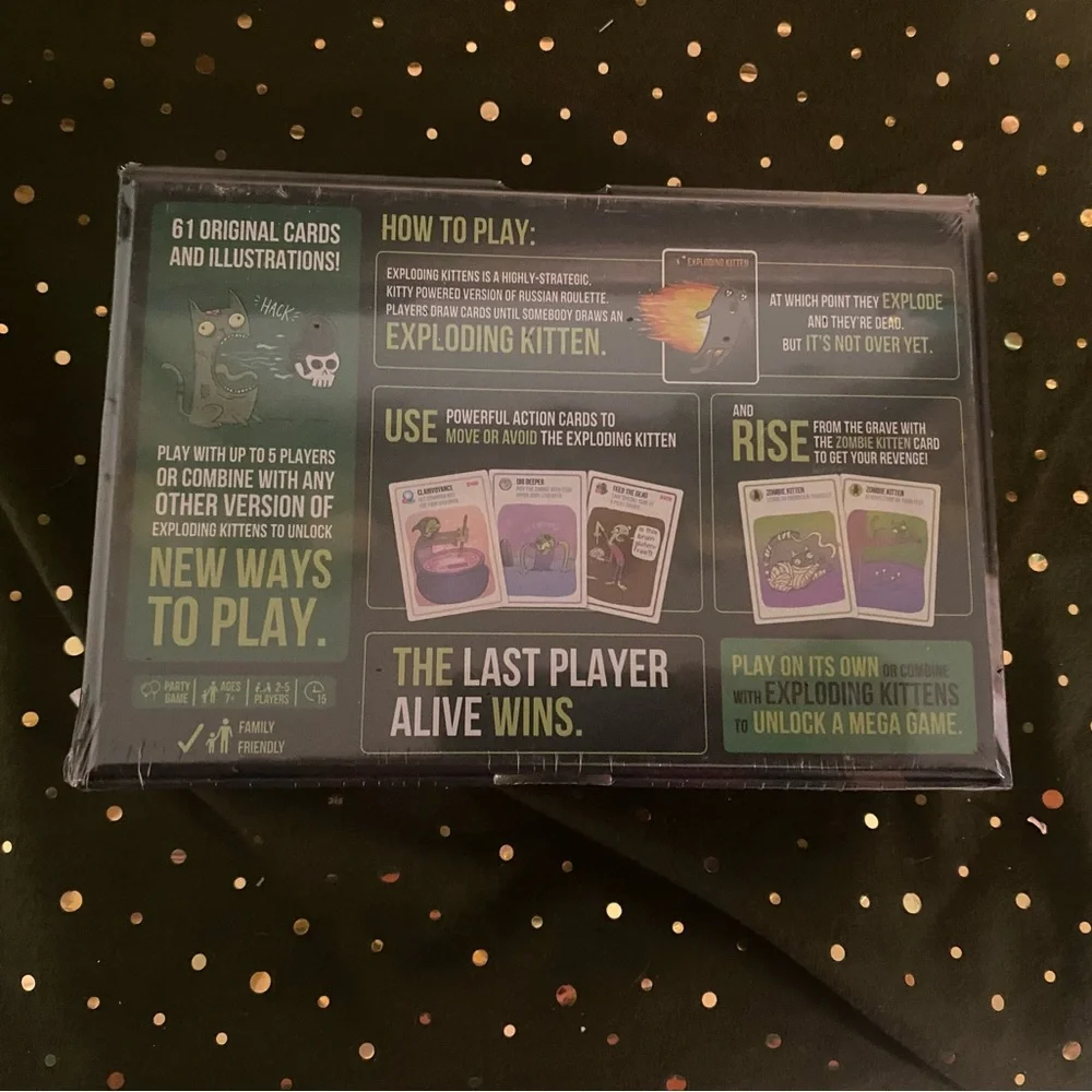 NEW Zombie Kittens Card Game - Picture 2 of 4